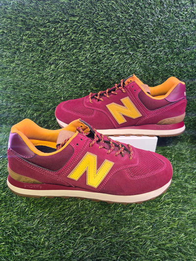 New Balance 574 'Outdoor Pack' Burgundy - Size 10 Mens