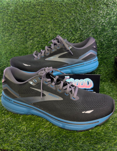 Brooks Ghost 15 Grey Blue Running - Size 14 Mens