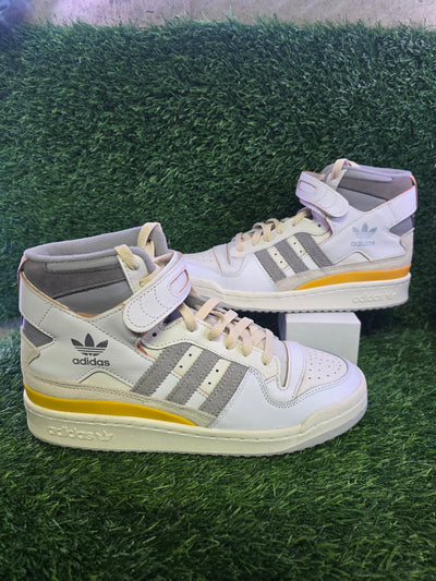 Adidas Forum 84 High 'White Grey Yellow' - Size 7.5 Mens